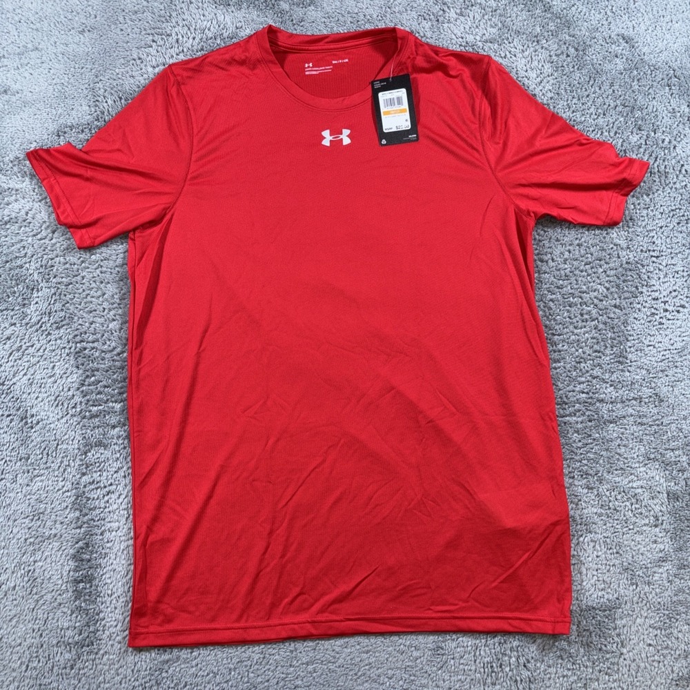 Men's Under Armour Tech 2.0 T Shirt Red Sz Small NWT